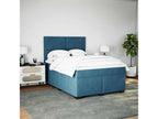Matelas en velours bleu, 140 x 190 cm - dlz1766570616640