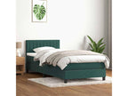 Matelas en velours vert, 90 x 220 cm