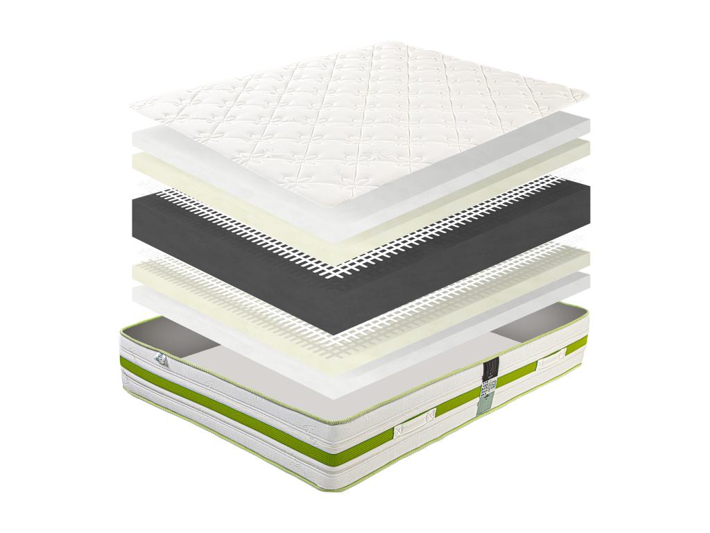 Matelas gris, 140 x 190 cm