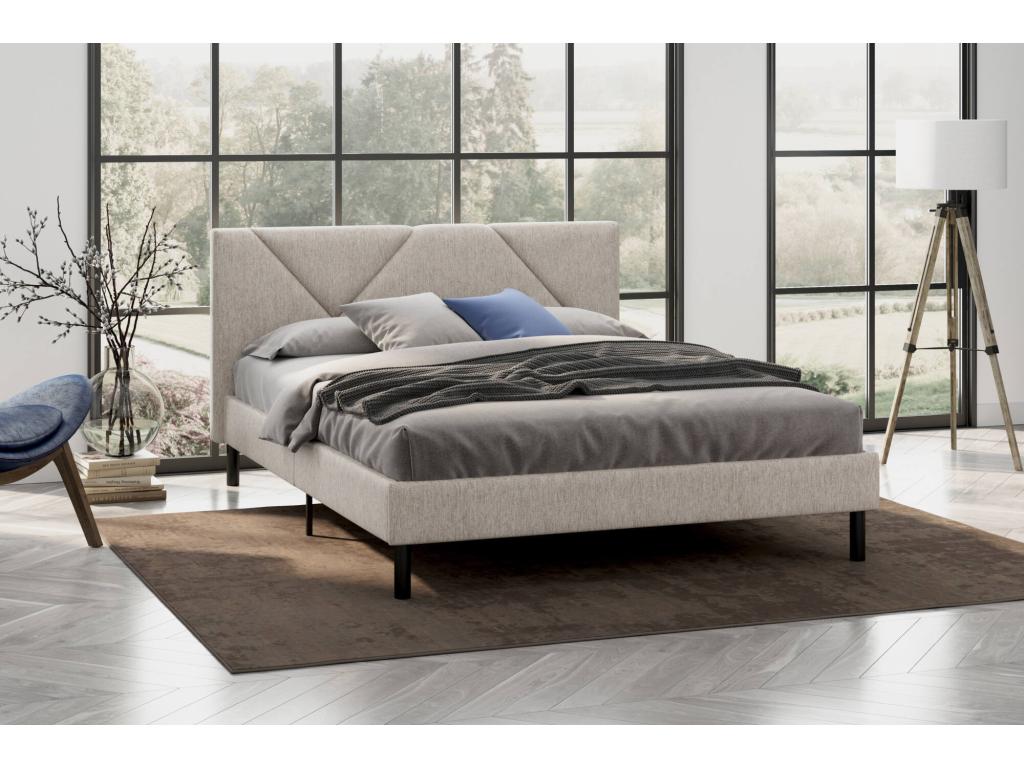 Matelas beige, 160 x 190 cm