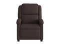 Fauteuil d'appoint en tissu marron