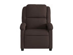 Fauteuil d'appoint en tissu marron