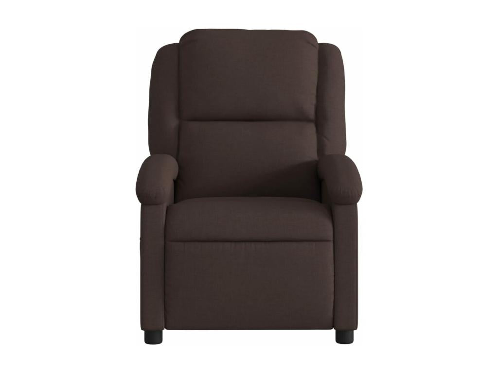 Fauteuil d'appoint en tissu marron