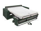 Matelas en velours vert