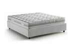 Matelas en cuir blanc, 140 x 190 cm