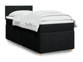 Matelas en tissu noir, 100 x 200 cm - dlz1766570909712