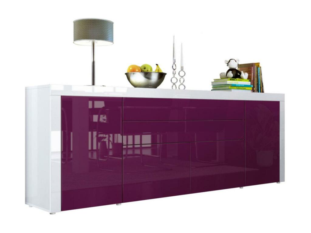 Buffet blanc, 200 x 72 x 35 cm