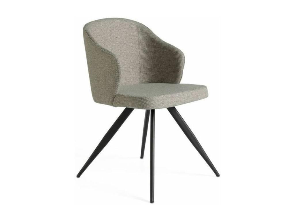 Chaise en tissu noir - dlz1766570912623