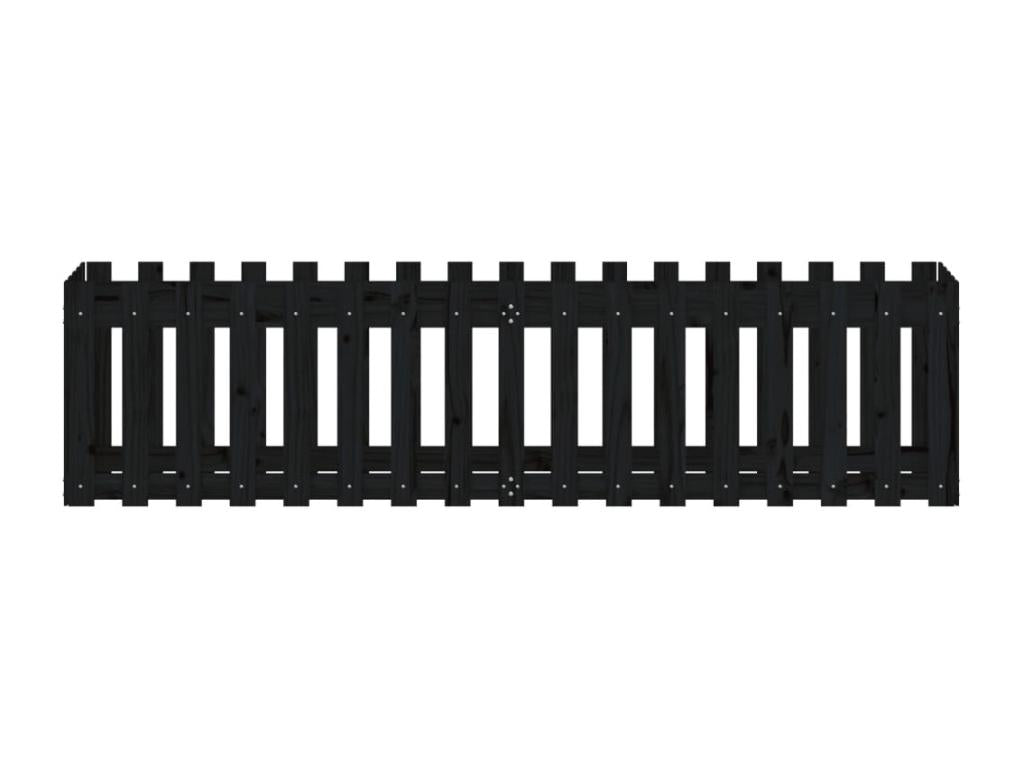 Lit en pin noir, 200 x 50 x 50 cm