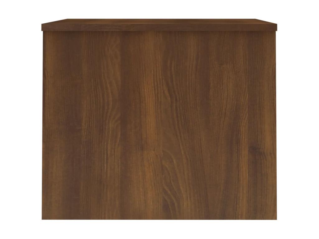 Table basse en bois composite marron, 80 x 50,5 x 41,5 cm