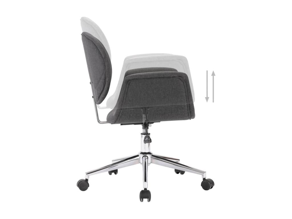 Chaise en tissu gris