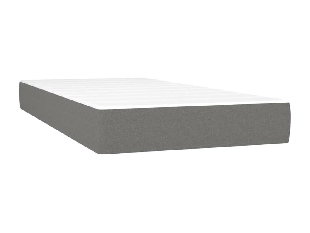 Matelas en tissu gris, 80 x 200 cm