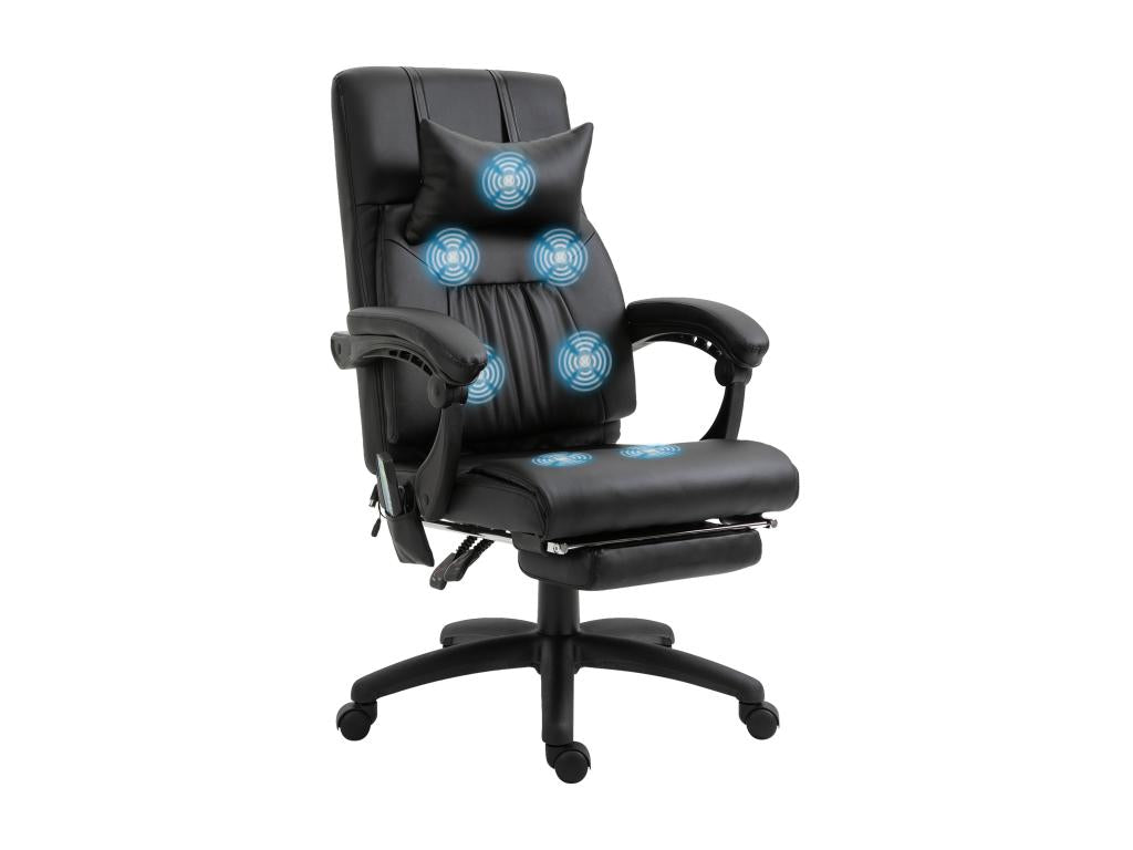 Fauteuil d'appoint noir, 68 x 79 x 104 cm