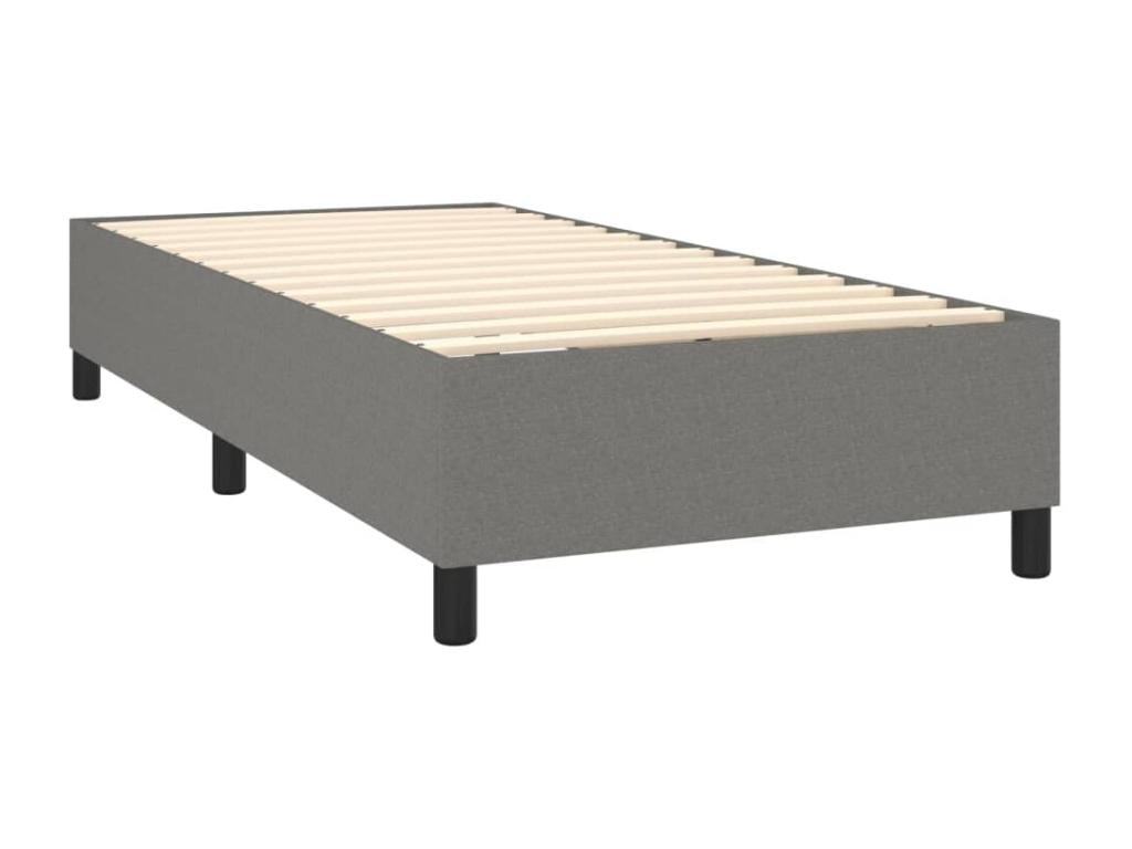 Matelas en tissu gris, 90 x 200 cm