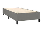 Matelas en tissu gris, 90 x 200 cm